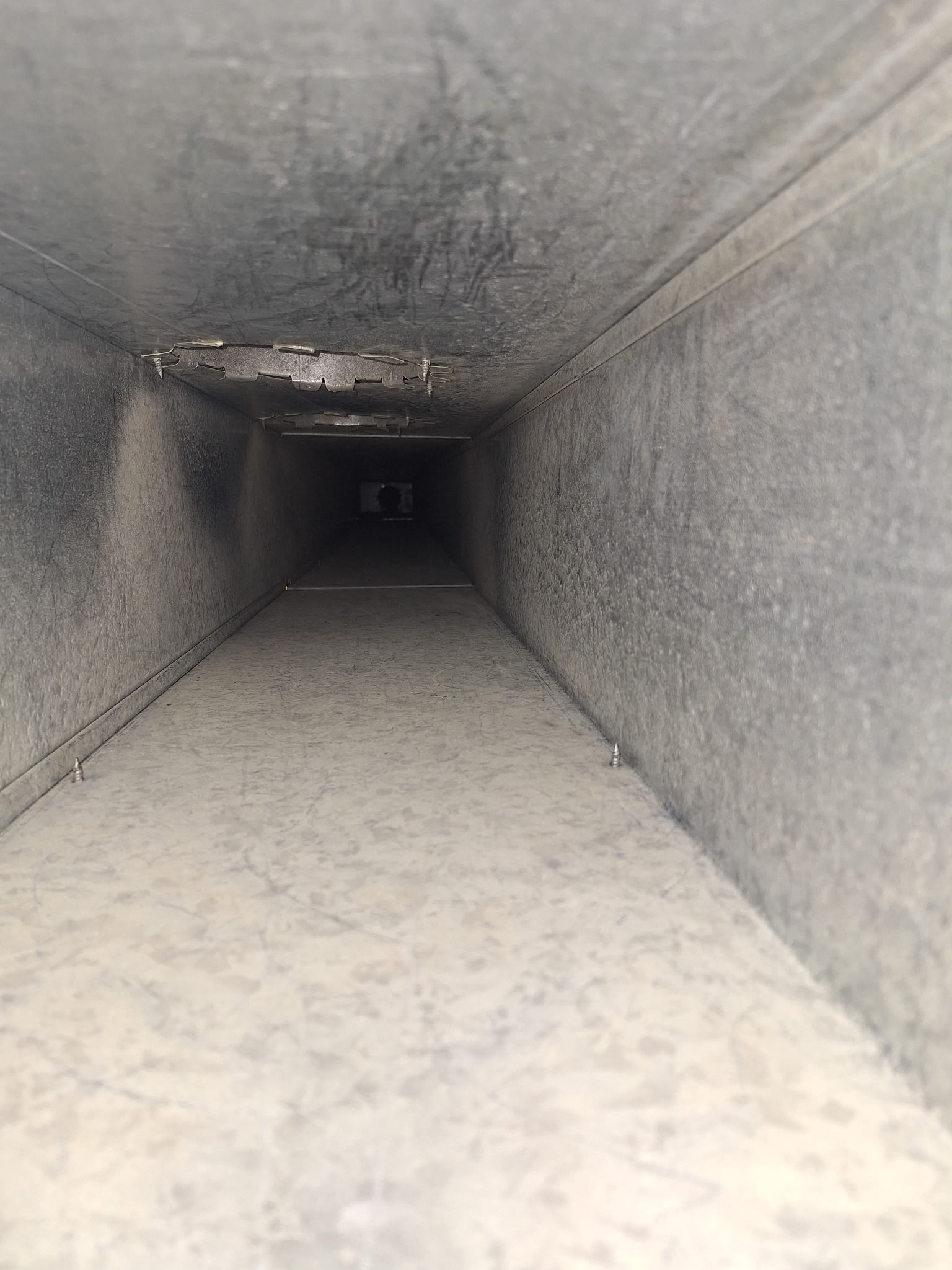 Photo of cleaned air duct